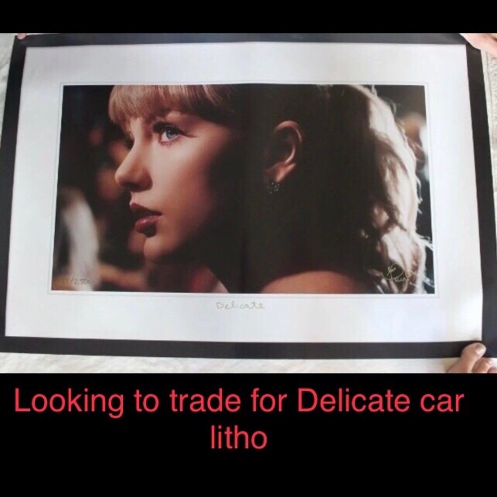 Delicate Car Litho ISO Taylor Swift
